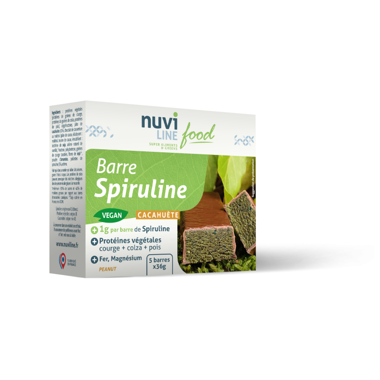 Barre protéinée à la Spiruline et aux protéines végétales