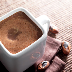 Boisson protéinée chocolat chaud