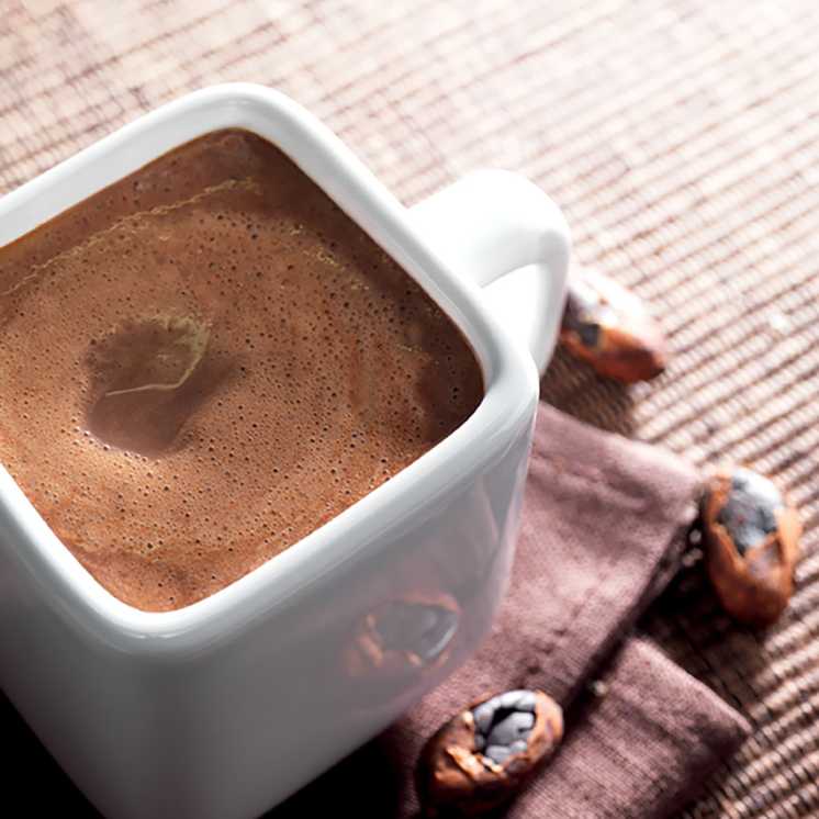 Boisson protéinée chocolat chaud
