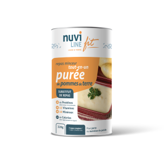 Repas minceur purée de pommes-de-terre nuviline