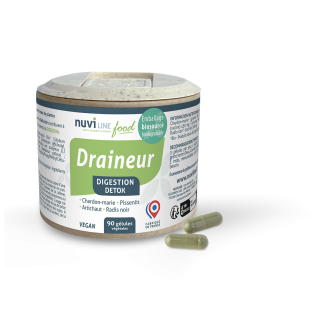 Draineur detox hépatique et digestion-anti-acidose-90-gélules-nuviline