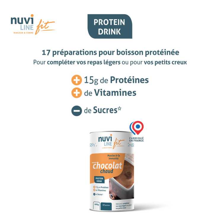 Boisson protéinée chocolat chaud