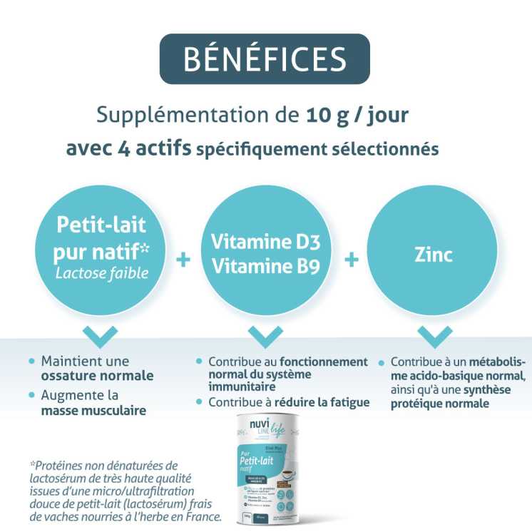 Elixir Plus petit-lait natif chocolat proteine nutrition nuviline