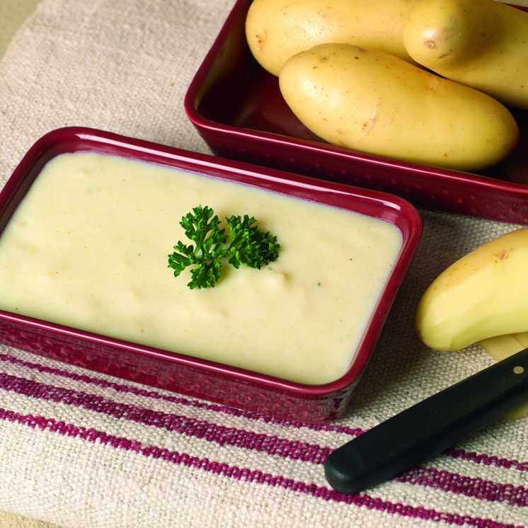 Repas minceur purée de pommes-de-terre nuviline