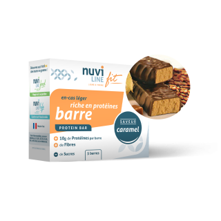 Barre caramel riche en protéine Nuviline