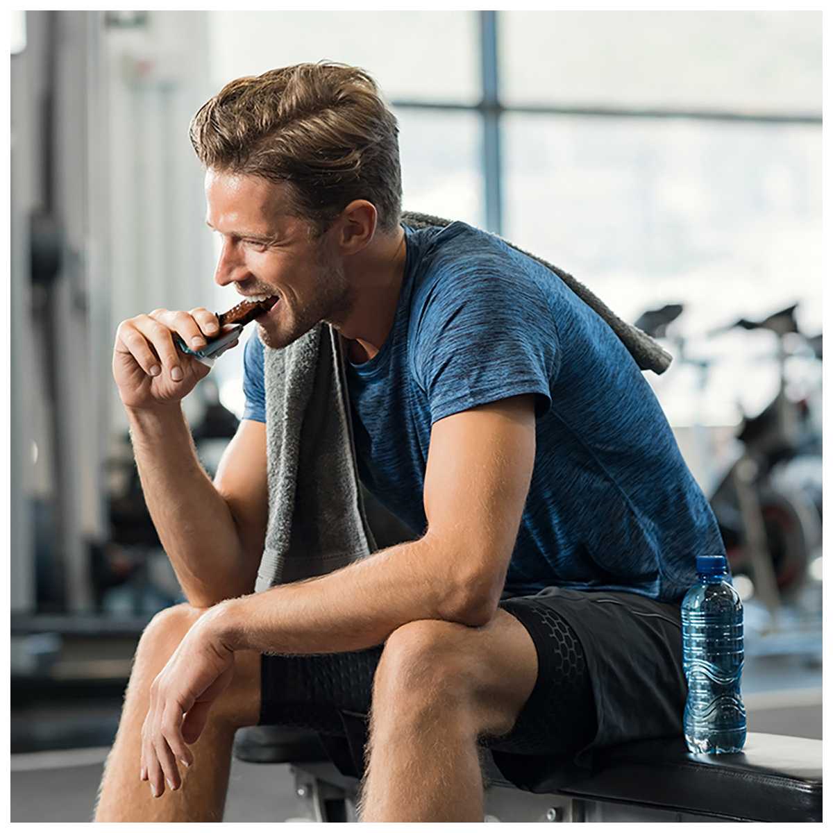 Barre collagène marin protéinée - Saveur chocolat-noisettes