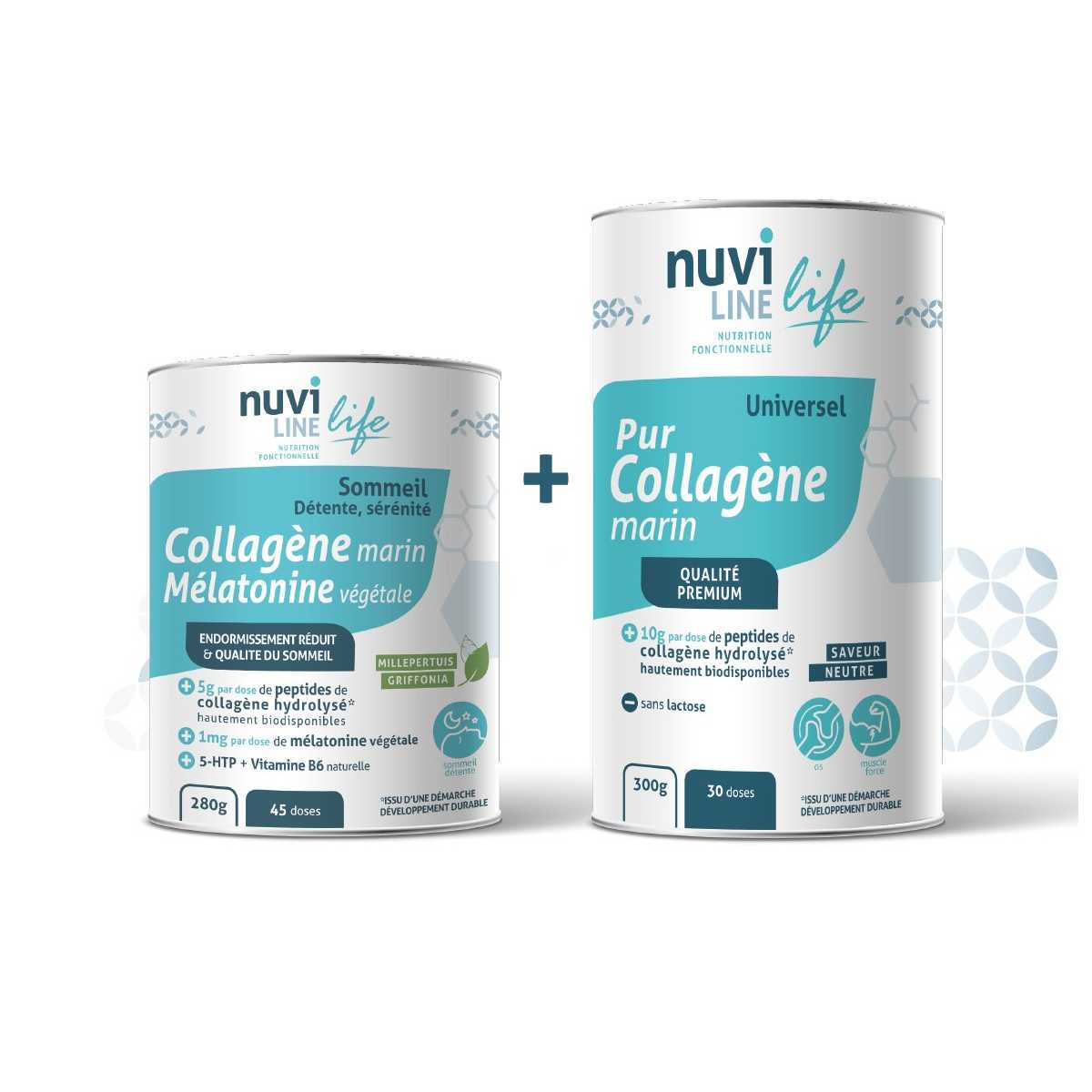 Pack Duo - Articulations-Zen - Collagène pur + Collagène sommeil sérénité