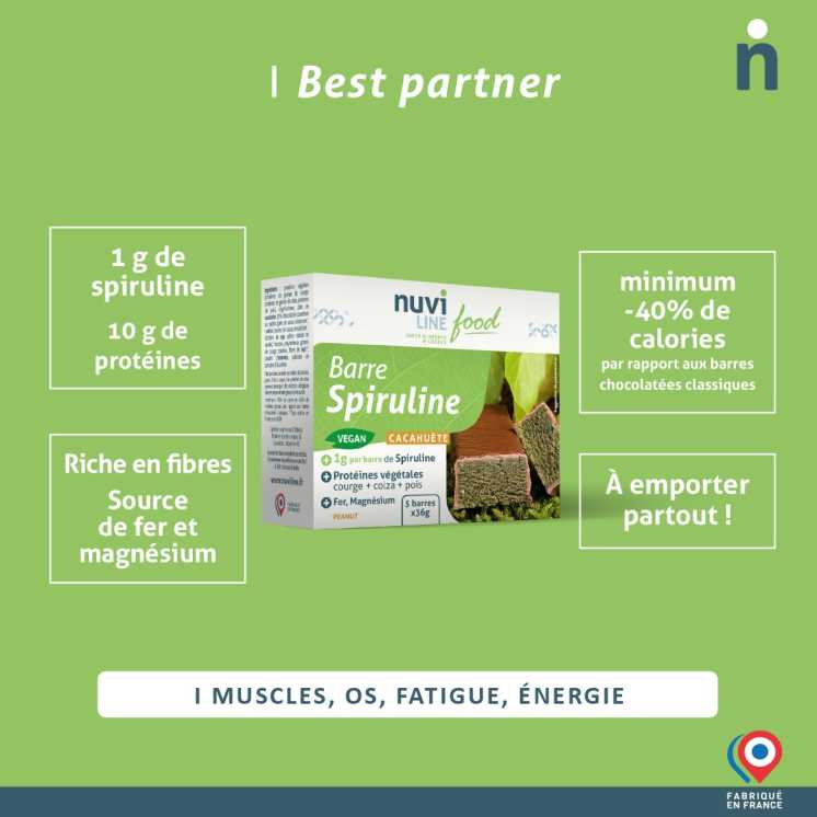 Ma super barre à la spiruline ! Protéines végétales - Paléo