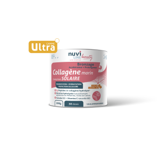 Collagène marin beauté bronzage-melaline, complexe solaire