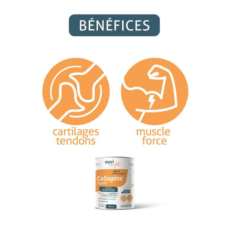 Collagène marin sport avec magnésium et vitamine C